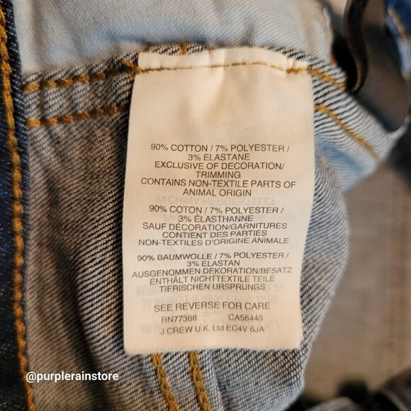 Madewell Jeans 28 Skinny 10" High Rise Rosecliff H6319 Tummy Control Raw Hem - Picture 5 of 12